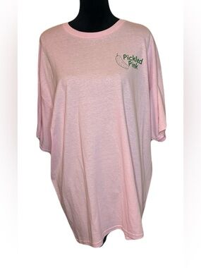 (Gildan) Pickled Pink Plus Size Graphic Tee: Size 2XL